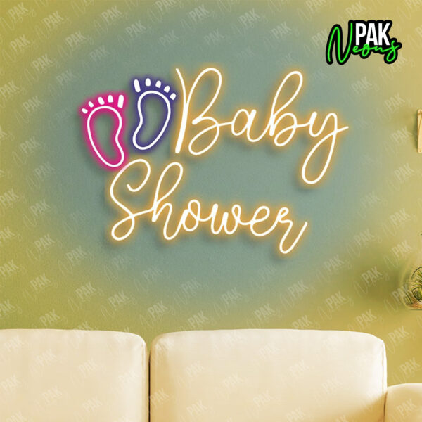 Baby Shower Neon Sign